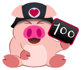 Cute Piggy Commando stickers sticker #2952405