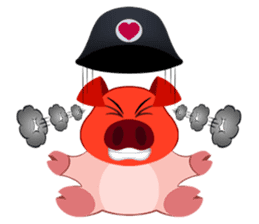 Cute Piggy Commando stickers sticker #2952407