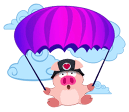Cute Piggy Commando stickers sticker #2952423