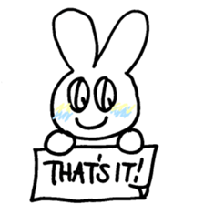 Usamaru Happy Life 2 sticker #3007102