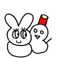 Usamaru Happy Life 2 sticker #3007107