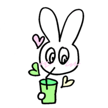 Usamaru Happy Life 2 sticker #3007115