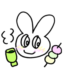 Usamaru Happy Life 2 sticker #3007117