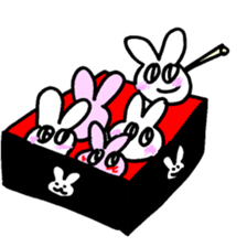 Usamaru Happy Life 2 sticker #3007118