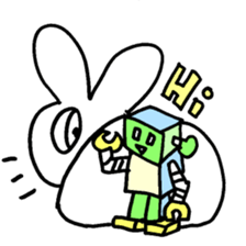 Usamaru Happy Life 2 sticker #3007119