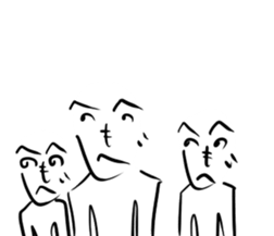 Life of a henohenomoheji sticker #3012405