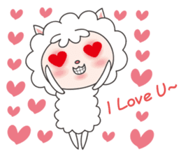 little sheep Mongsil sticker #3089064