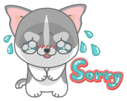 Give me Squipy-Husky sticker #3166791