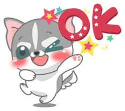 Give me Squipy-Husky sticker #3166792
