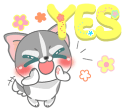 Give me Squipy-Husky sticker #3166794