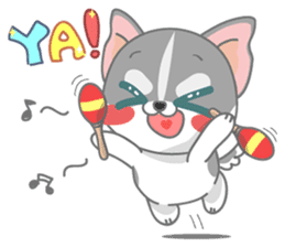 Give me Squipy-Husky sticker #3166795