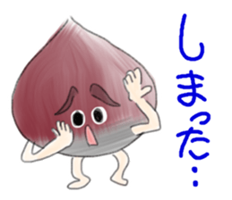 Monkey and crab Watercolor paint style sticker #3184228