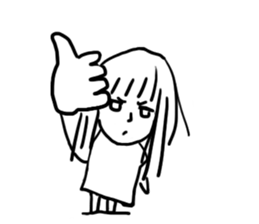 A lovely girl named Giorgia Nana 1 sticker #3305618