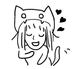 A lovely girl named Giorgia Nana 1 sticker #3305619