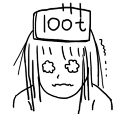 A lovely girl named Giorgia Nana 1 sticker #3305621