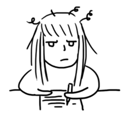 A lovely girl named Giorgia Nana 1 sticker #3305628