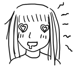 A lovely girl named Giorgia Nana 1 sticker #3305630