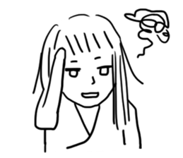 A lovely girl named Giorgia Nana 1 sticker #3305631