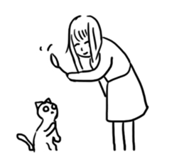 A lovely girl named Giorgia Nana 1 sticker #3305634