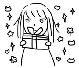 A lovely girl named Giorgia Nana 1 sticker #3305635