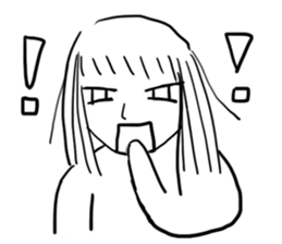 A lovely girl named Giorgia Nana 1 sticker #3305636