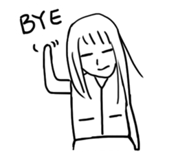 A lovely girl named Giorgia Nana 1 sticker #3305639