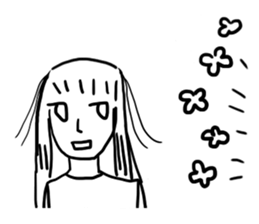 A lovely girl named Giorgia Nana 1 sticker #3305640