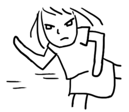 A lovely girl named Giorgia Nana 1 sticker #3305641