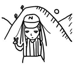 A lovely girl named Giorgia Nana 1 sticker #3305642