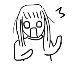 A lovely girl named Giorgia Nana 1 sticker #3305644