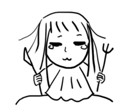 A lovely girl named Giorgia Nana 1 sticker #3305647