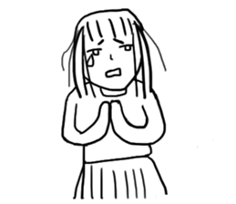 A lovely girl named Giorgia Nana 1 sticker #3305649