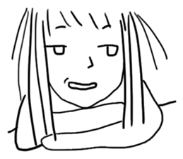 A lovely girl named Giorgia Nana 1 sticker #3305653