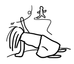 A lovely girl named Giorgia Nana 1 sticker #3305656