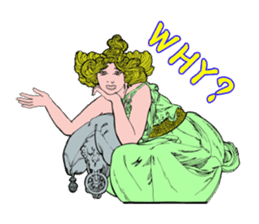 Art Nouveau art deco Style Sticker sticker #3305860