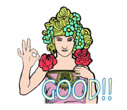 Art Nouveau art deco Style Sticker sticker #3305865