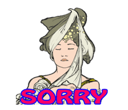 Art Nouveau art deco Style Sticker sticker #3305867