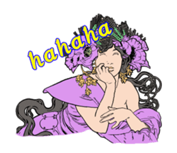 Art Nouveau art deco Style Sticker sticker #3305876