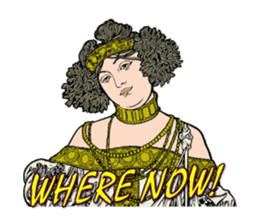 Art Nouveau art deco Style Sticker sticker #3305884