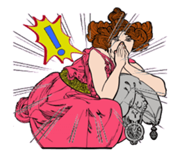 Art Nouveau art deco Style Sticker sticker #3305891