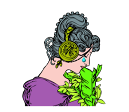 Art Nouveau art deco Style Sticker sticker #3305894