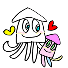 Blue Eyes Squid 008 sticker #3326074