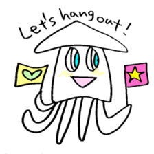 Blue Eyes Squid 008 sticker #3326080