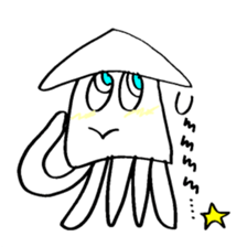 Blue Eyes Squid 008 sticker #3326081