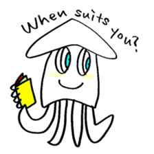 Blue Eyes Squid 008 sticker #3326082