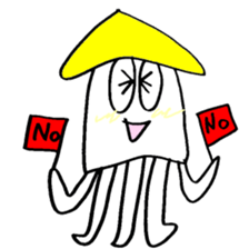 Blue Eyes Squid 008 sticker #3326089