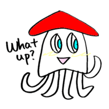 Blue Eyes Squid 008 sticker #3326090