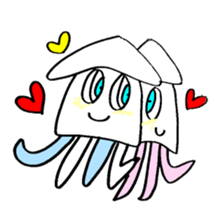 Blue Eyes Squid 008 sticker #3326097