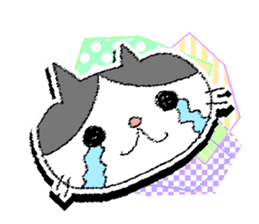 Colorful cats and birds sticker #3463730