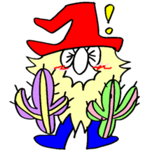 300 gnome gnome with herbs and plants sticker #3519180